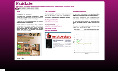 NashLabs - Designed by Martin Nash and Hosted by Weboriel, click here to view more information
