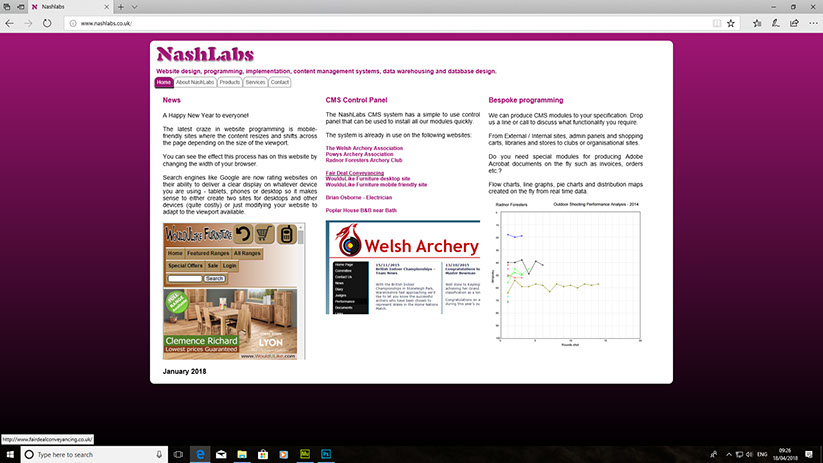 Nash Labs,&nbsp; Site Designed by Nash Labs and Hosted by Weboriel
